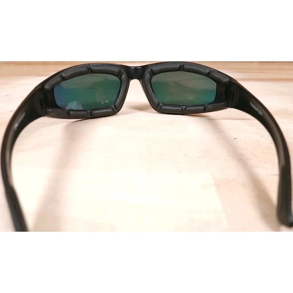 Pugs Ripper #4 Riding Sport Sunglasses Foam Protection Black Wraparound